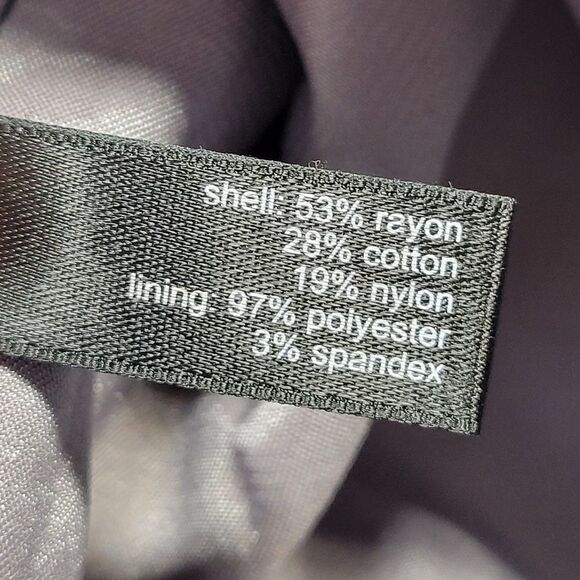 The Limited Black Dress Preppy Lace Midi Stretch Short Sleeves NEW Women Size 2 - Picture 10 of 10